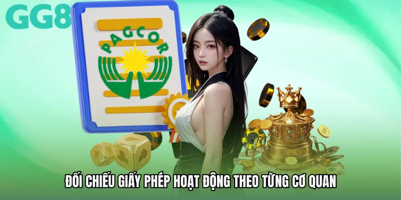 Đối chiếu Giấy phép hoạt động theo từng cơ quan